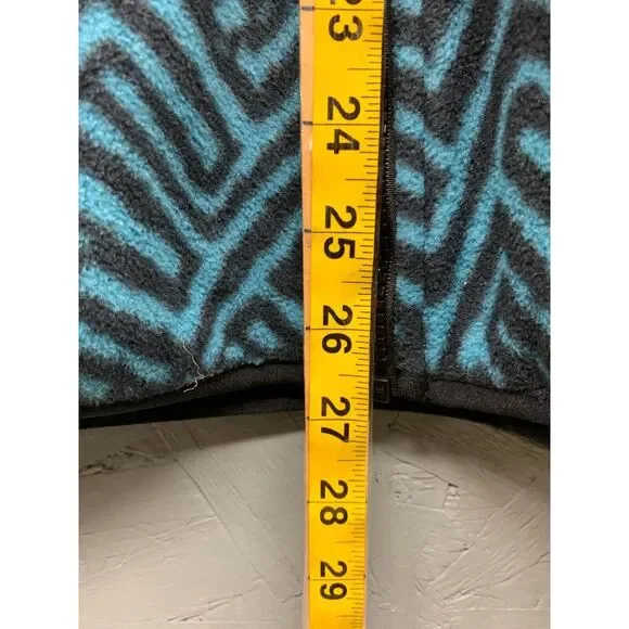 Quiksilver Men’s S OG Retro Printed Polar Fleece‎ Full Zip Jacket Hiking Outdoor - Picture 12 of 13